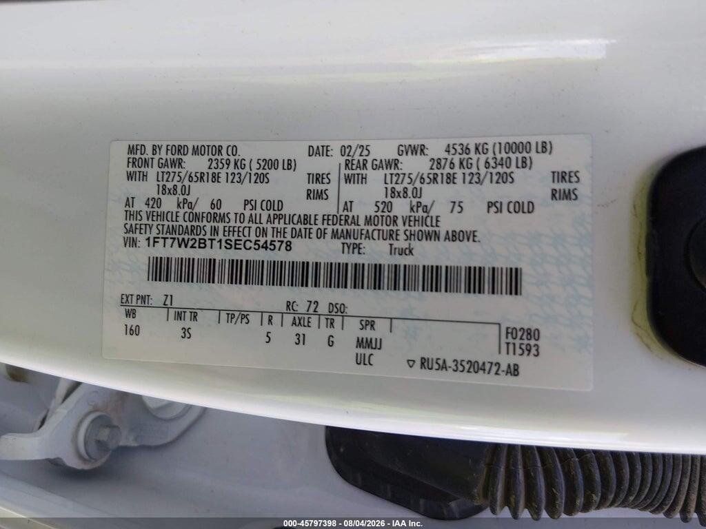 1FT7W2BT1SEC54578 2025 FORD F-250 photo no. 9