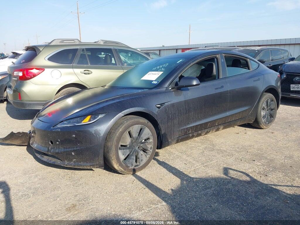 5YJ3E1EA4SF049972 2025 TESLA MODEL 3 photo no. 2