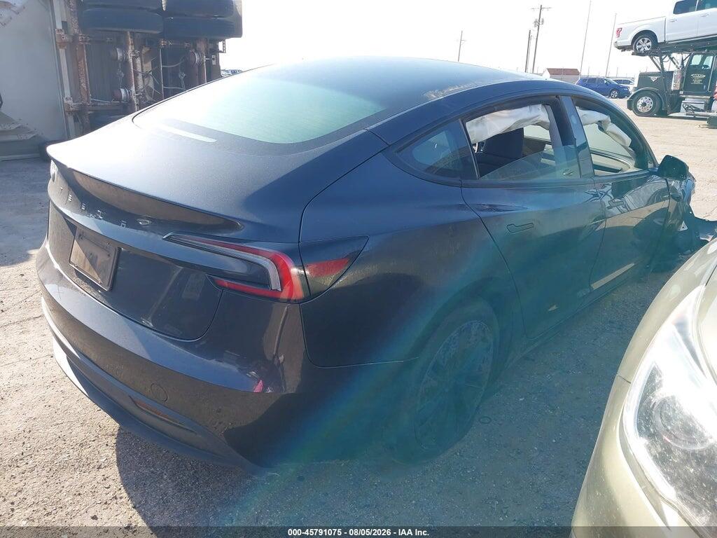 5YJ3E1EA4SF049972 2025 TESLA MODEL 3 photo no. 4