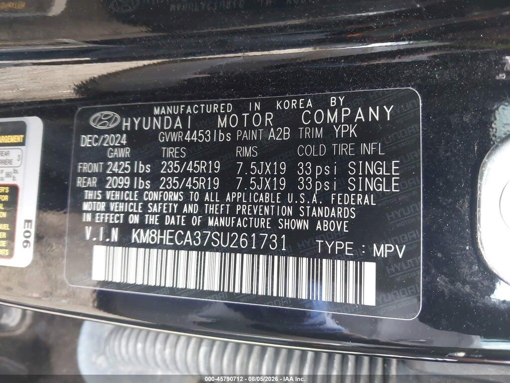 KM8HECA37SU261731 2025 HYUNDAI KONA photo no. 9
