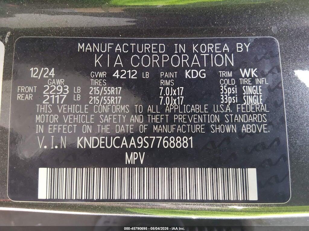 KNDEUCAA9S7768881 2025 KIA SELTOS photo no. 9
