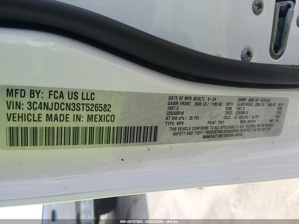 3C4NJDCN3ST526582 2025 JEEP COMPASS photo no. 9