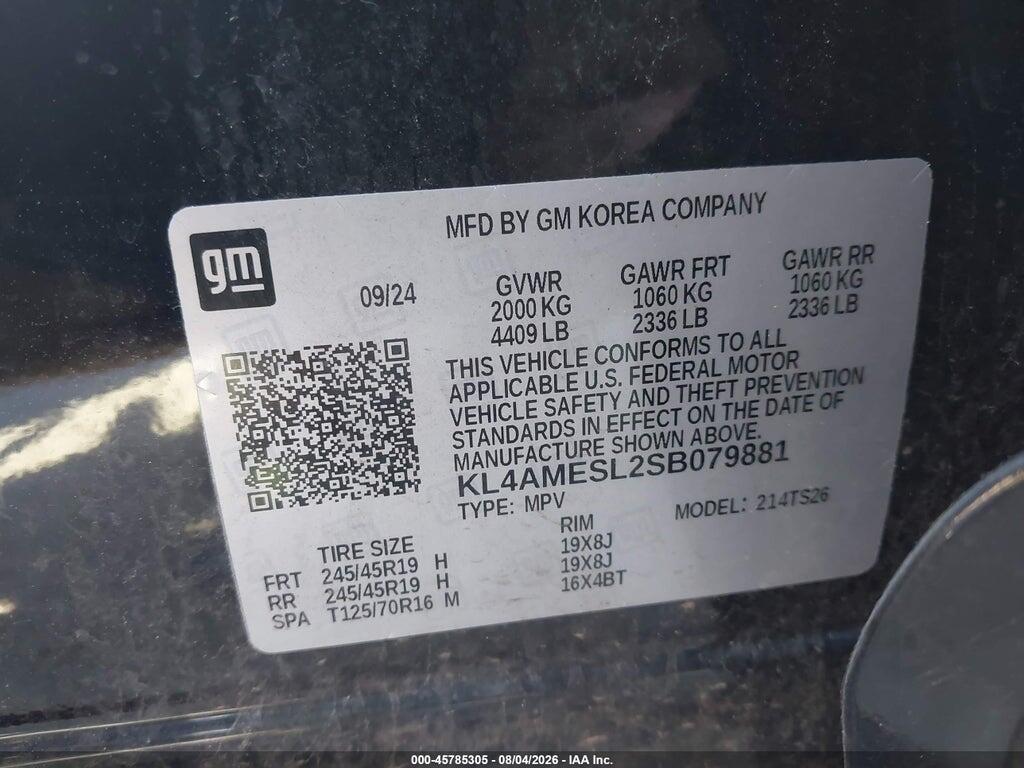 KL4AMESL2SB079881 2025 BUICK ENCORE GX photo no. 9