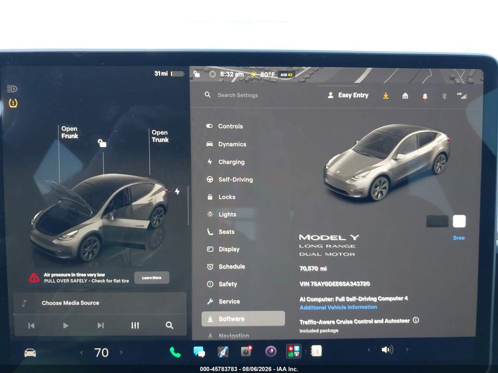 7SAYGDEE6SA343720 2025 TESLA MODEL Y photo no. 7