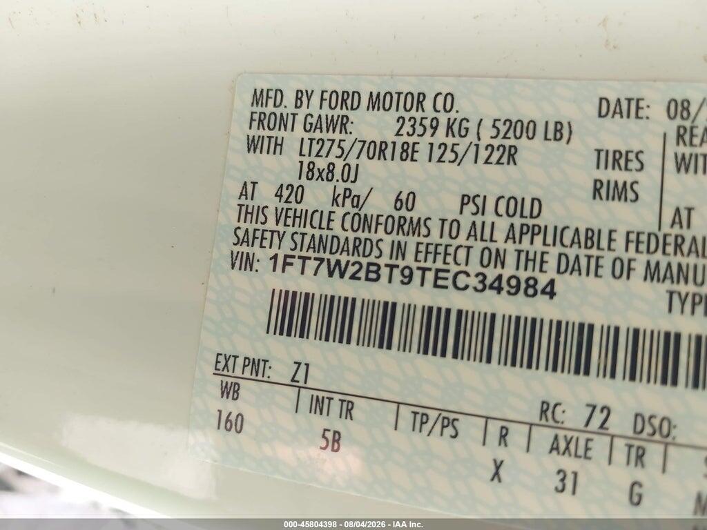 1FT7W2BT9TEC34984 2026 FORD F-250 photo no. 9