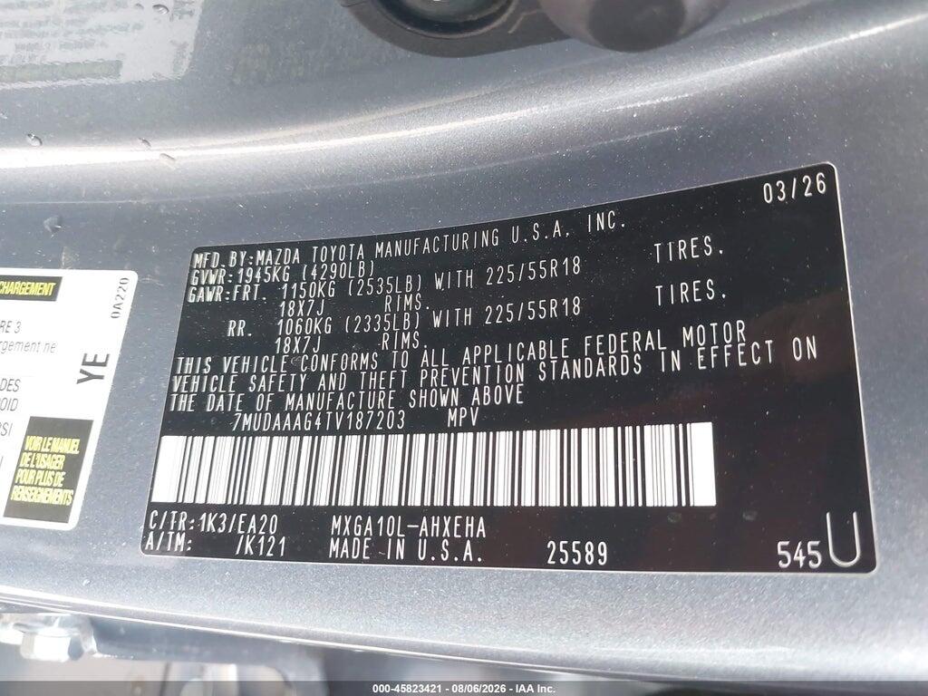 7MUDAAAG4TV187203 2026 TOYOTA COROLLA CROSS photo no. 9