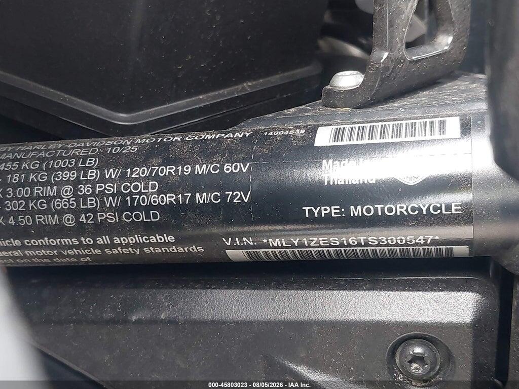 MLY1ZES16TS300547 2026 HARLEY-DAVIDSON RA1250 photo no. 10