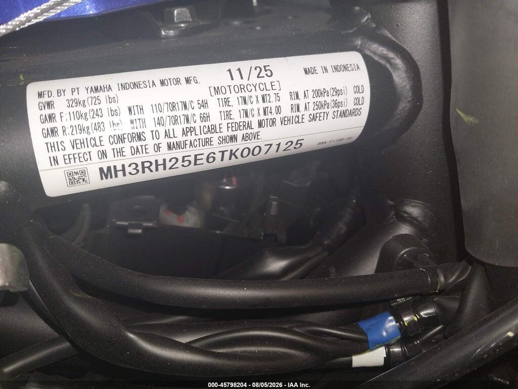 MH3RH25E6TK007125 2026 YAMAHA YFZ320 photo no. 10