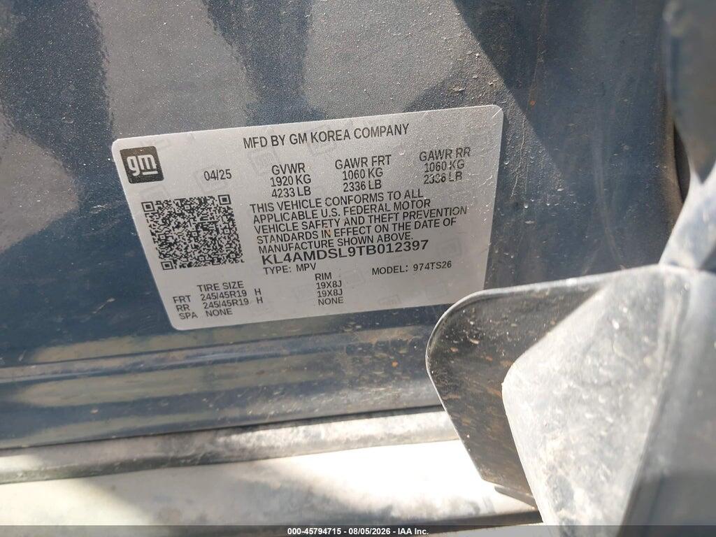 KL4AMDSL9TB012397 2026 BUICK ENCORE GX photo no. 9