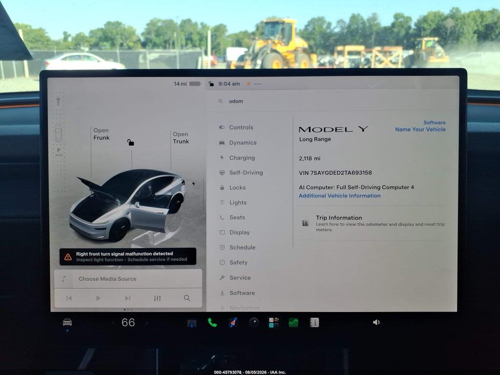 7SAYGDED2TA693158 2026 TESLA MODEL Y photo no. 7