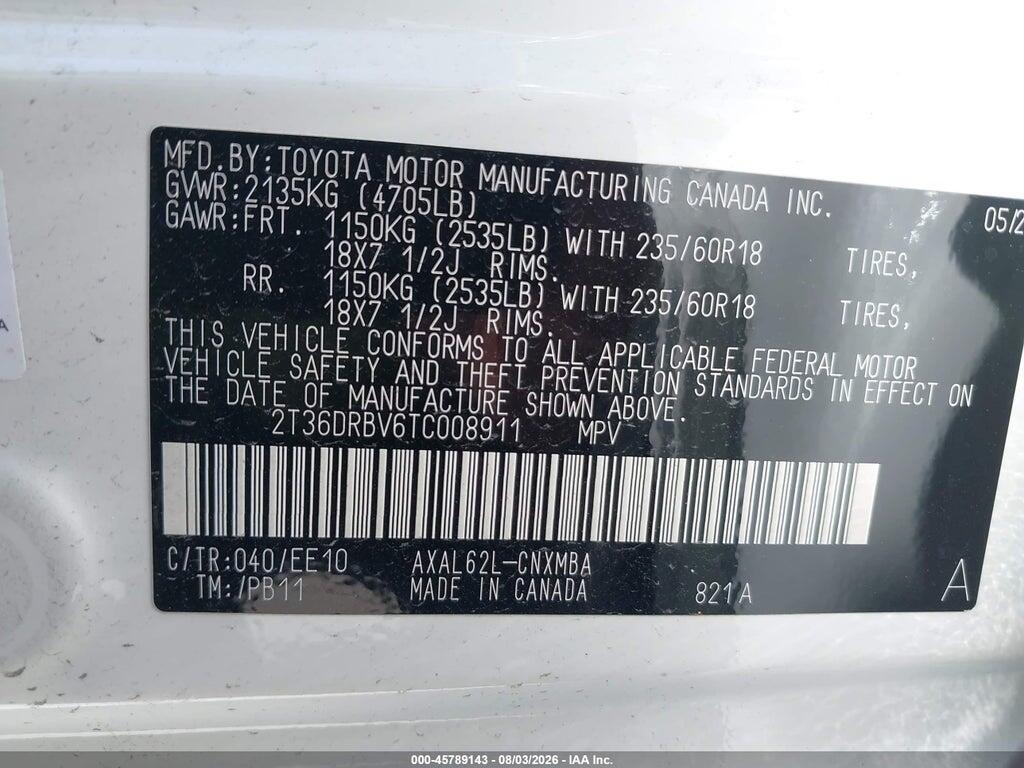 2T36DRBV6TC008911 2026 TOYOTA RAV4 photo no. 9