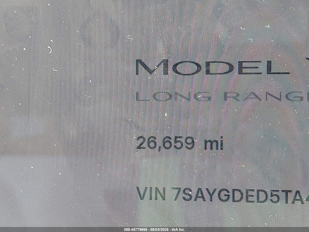 7SAYGDED5TA432736 2026 TESLA MODEL Y photo no. 7