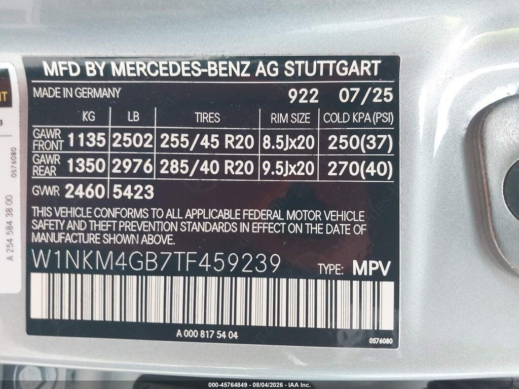 W1NKM4GB7TF459239 2026 MERCEDES-BENZ GLC 300 photo no. 9