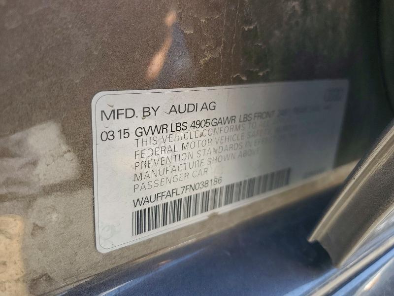 2015 AUDI A4 PREMIUM PLUS — Фото 12 из 12