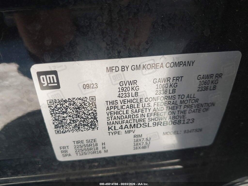KL4AMDSL9RB068123 2024 BUICK ENCORE GX photo no. 9