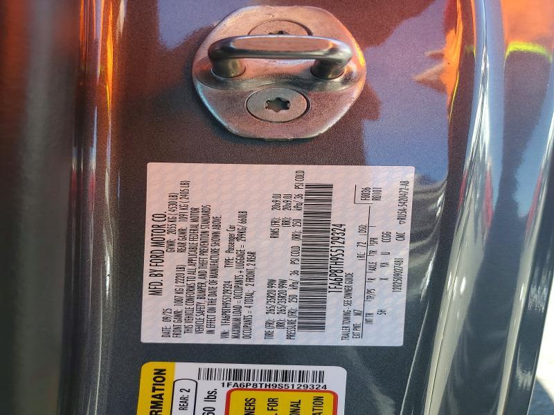 1FA6P8TH9S5129324 2025 FORD MUSTANG photo no. 12