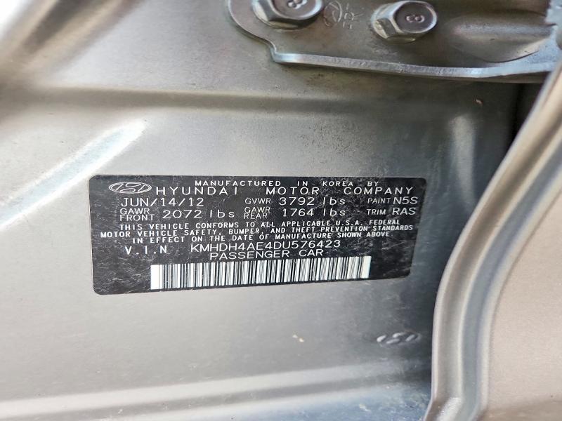 2013 HYUNDAI ELANTRA GLS — Фото 12 из 12