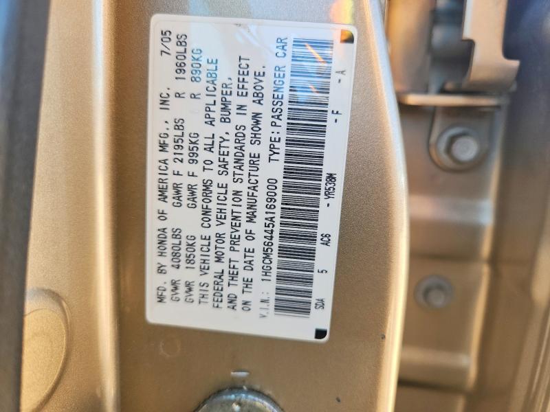 2005 HONDA ACCORD LX — Фото 12 из 12