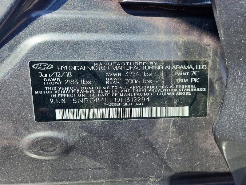 2018 HYUNDAI ELANTRA SEL — Фото 12 из 12