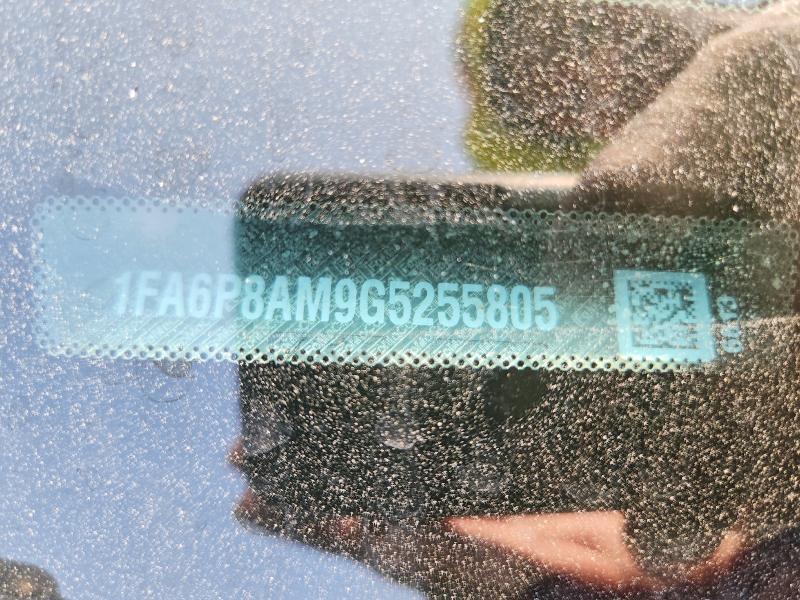 1FA6P8AM9G5255805 2016 FORD MUSTANG photo no. 12