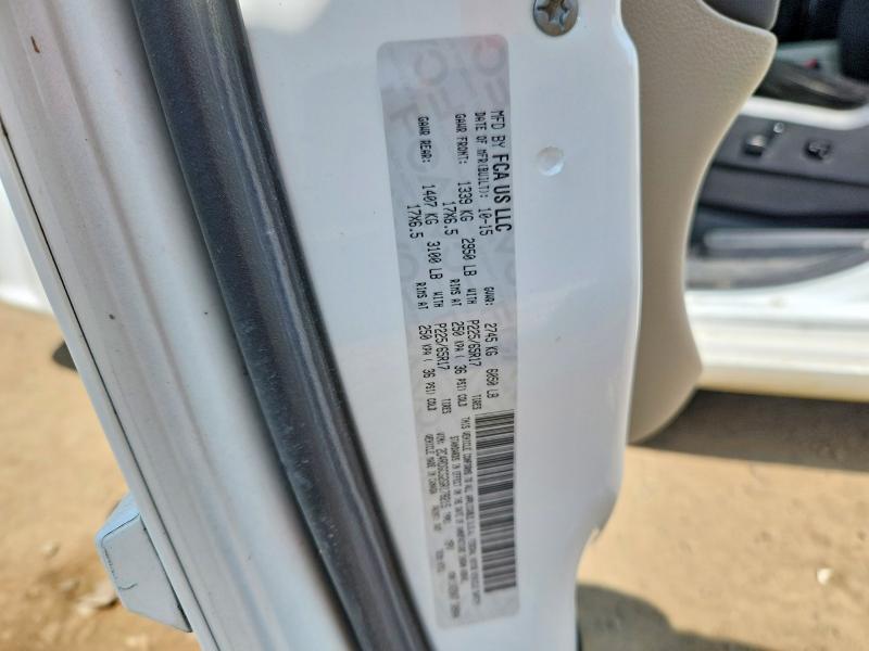2016 DODGE GRAND CARAVAN SXT — Фото 13 из 13
