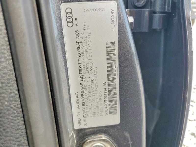 2016 AUDI A3 PREMIUM — Фото 13 из 13