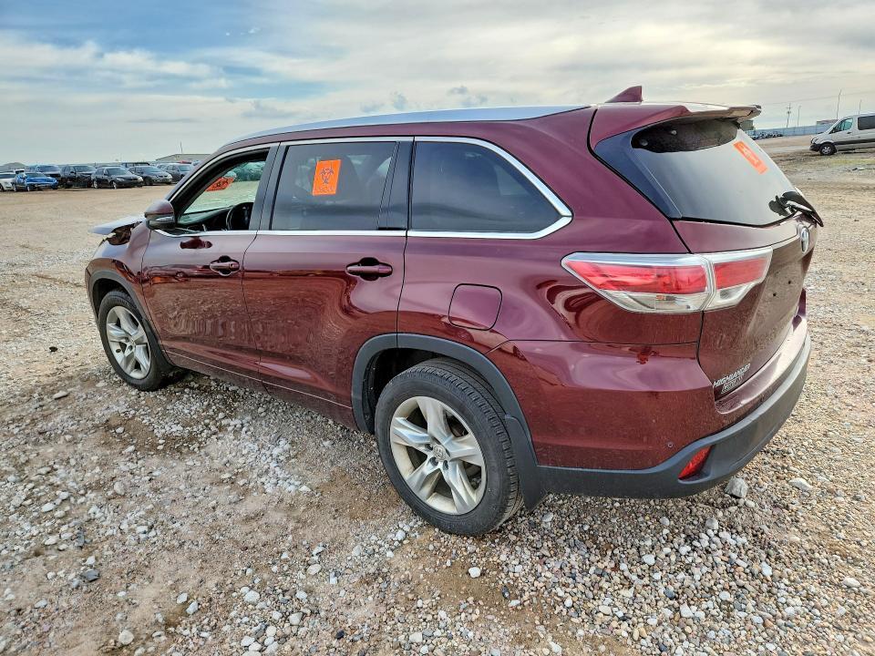 2015 TOYOTA HIGHLANDER LIMITED PLATINUM — Фото 2 из 13