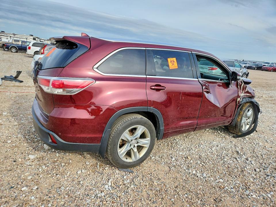 2015 TOYOTA HIGHLANDER LIMITED PLATINUM — Фото 3 из 13