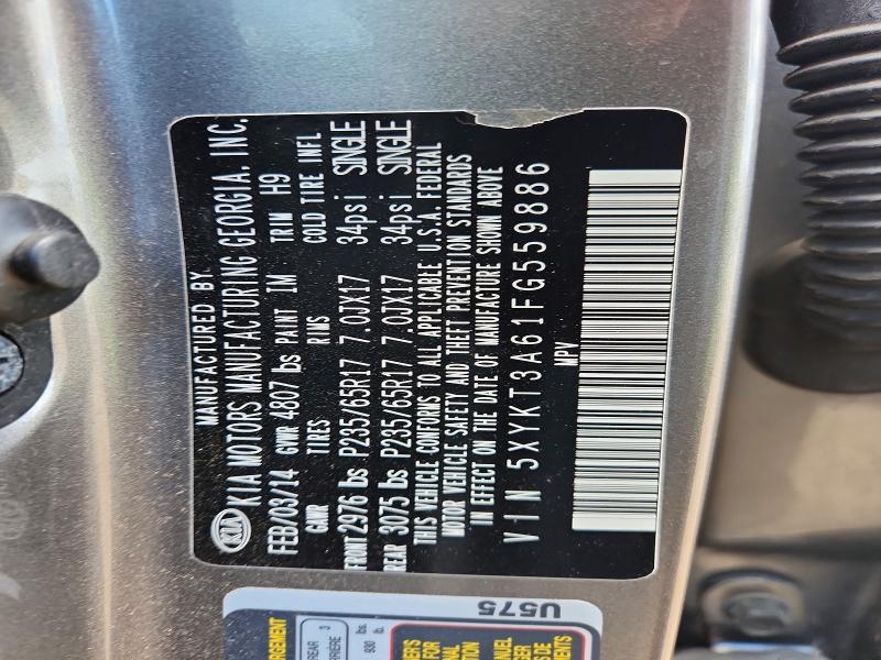 2015 KIA SORENTO LX — Фото 13 из 13