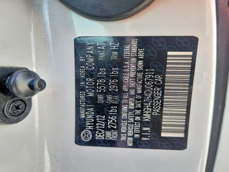 KMHGH4JH4DU067911 2013 HYUNDAI EQUUS photo no. 12