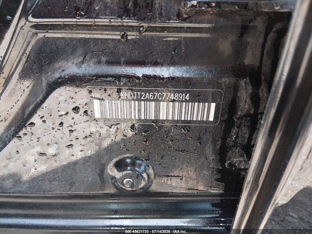 KNDJT2A67C7748914 2012 KIA SOUL photo no. 9
