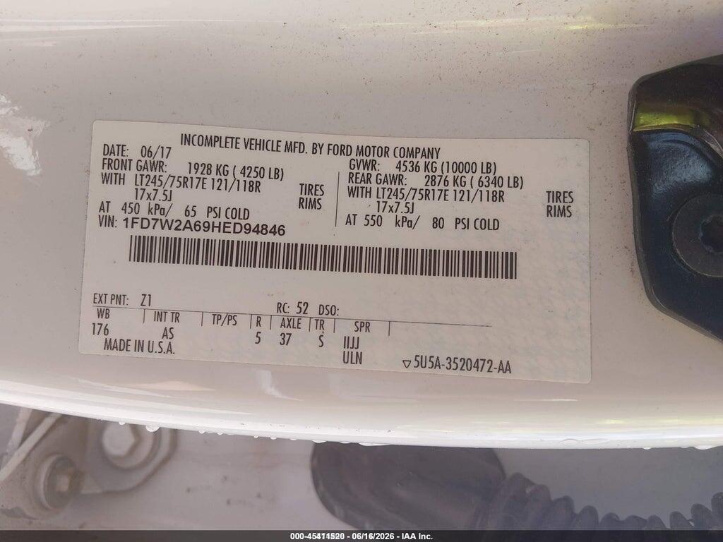 1FD7W2A69HED94846 2017 FORD F-250 photo no. 9