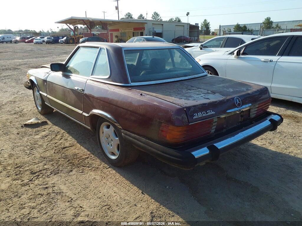 WDBBA45C6FA017161 1985 MERCEDES-BENZ 380 photo no. 3