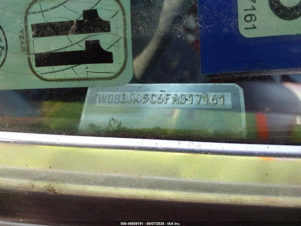 WDBBA45C6FA017161 1985 MERCEDES-BENZ 380 photo no. 9