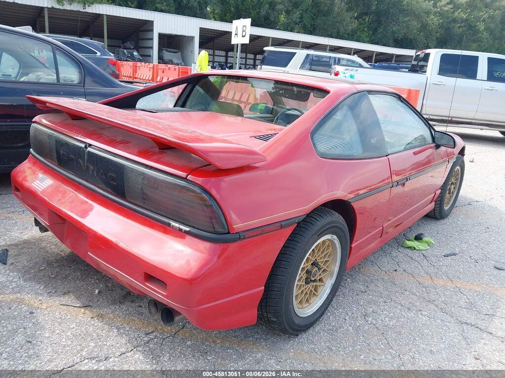 1G2PG119XJP213192 1988 PONTIAC FIERO photo no. 4