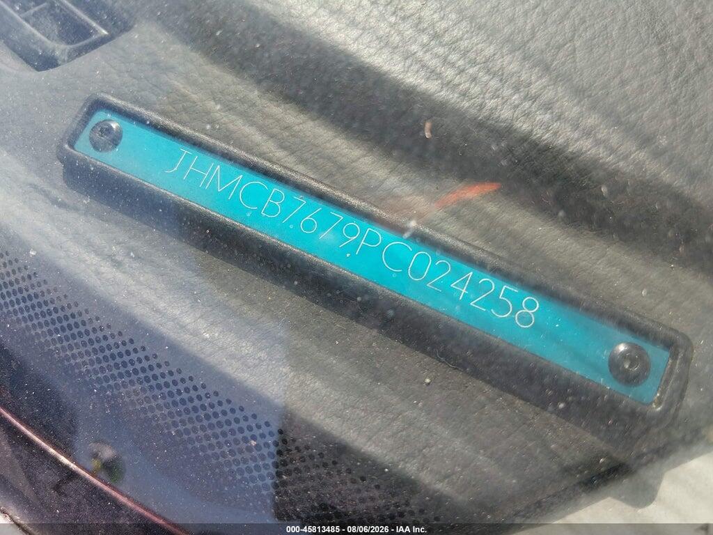 JHMCB7679PC024258 1993 HONDA ACCORD photo no. 9