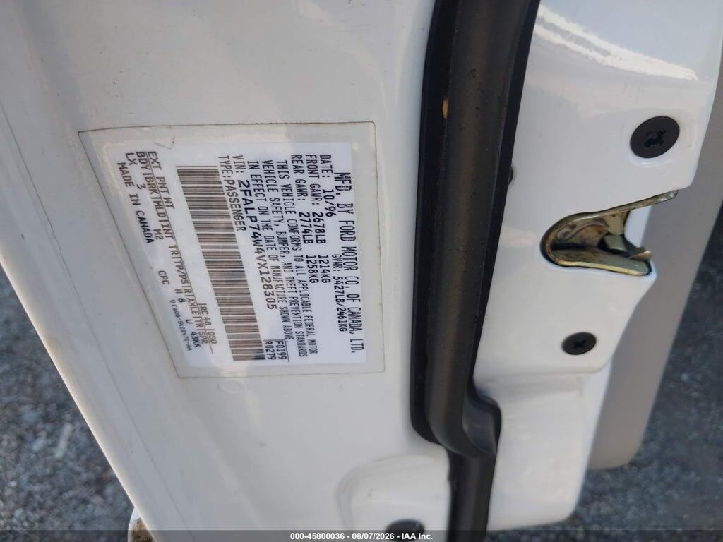 2FALP74W4VX128305 1997 FORD CROWN VICTORIA photo no. 9
