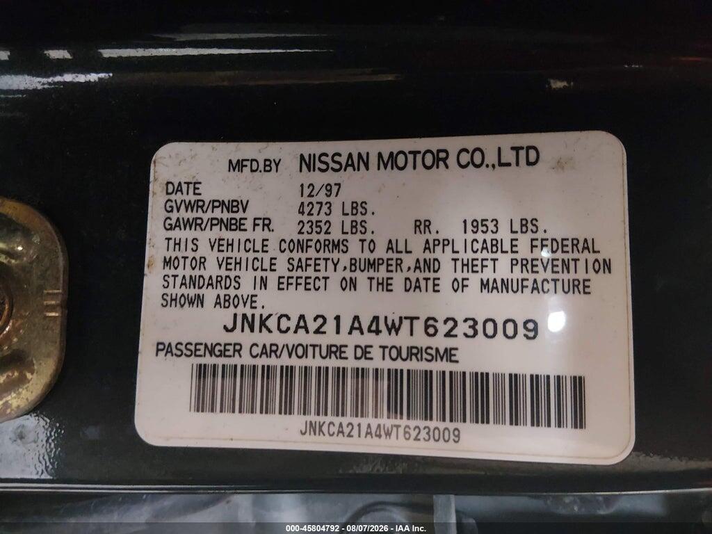 JNKCA21A4WT623009 1998 INFINITI I30 photo no. 9