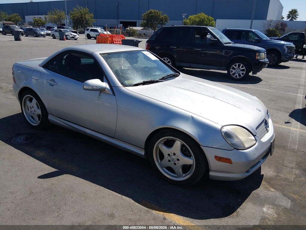2001 MERCEDES-BENZ SLK 320 WDBKK65F31F219390