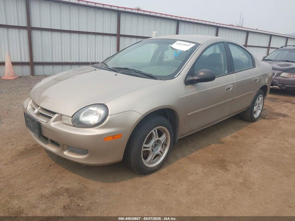 1B3ES46C52D634412 2002 DODGE NEON photo no. 2