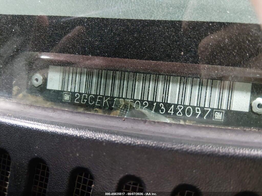 2GCEK19T021348097 2002 CHEVROLET SILVERADO 1500 photo no. 9