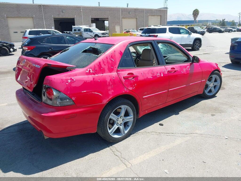 JTHBD192620036882 2002 LEXUS IS 300 photo no. 4