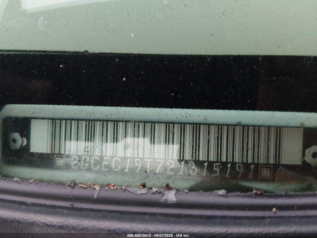 2GCEC19T721315191 2002 CHEVROLET SILVERADO 1500 photo no. 9