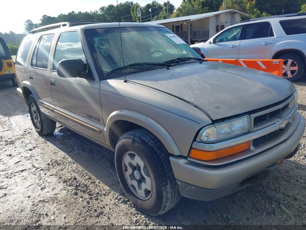 2002 CHEVROLET BLAZER 1GNDT13W52K135553