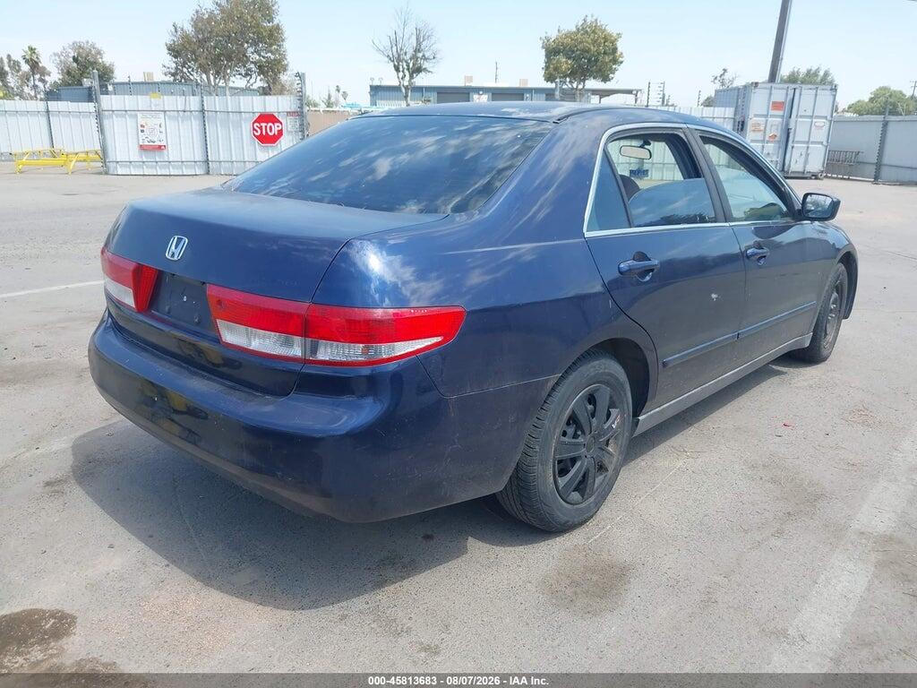 JHMCM56373C039637 2003 HONDA ACCORD SDN photo no. 4