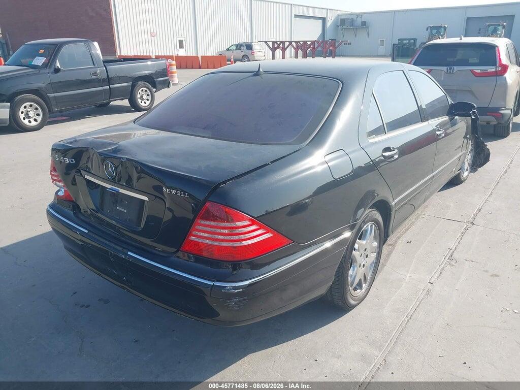 WDBNG70J73A359443 2003 MERCEDES-BENZ S 430 photo no. 4