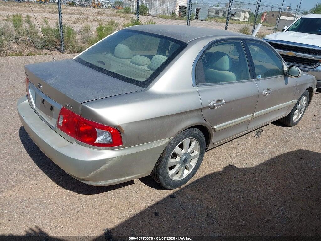 KNAGD128345358419 2004 KIA OPTIMA photo no. 4