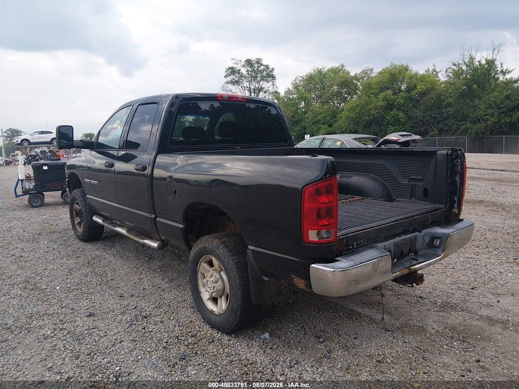 3D7KS28CX5G865595 2005 DODGE RAM 2500 photo no. 3