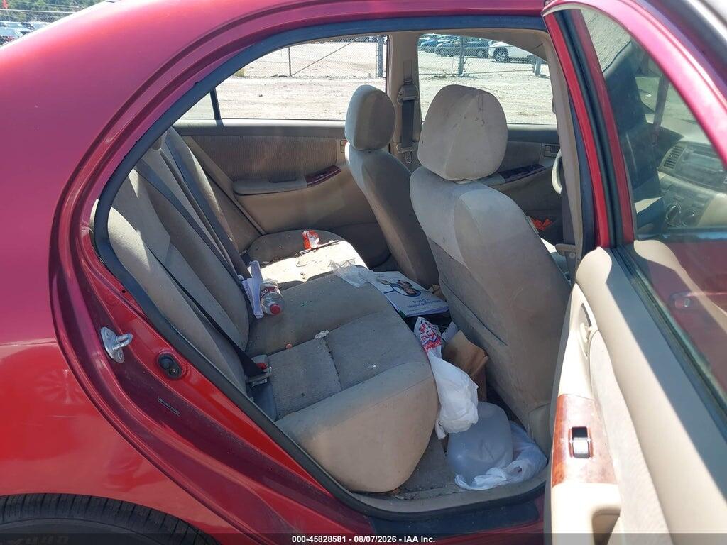2T1BR30E35C378659 2005 TOYOTA COROLLA photo no. 8