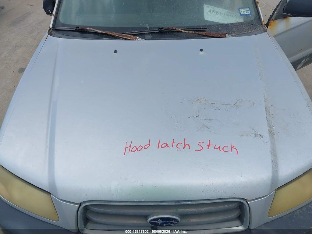 JF1SG63625H718591 2005 SUBARU FORESTER photo no. 10